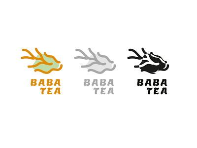 Baba tea logo branding design graphic graphic design graphicdesign logo vector
