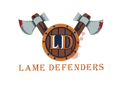 Lame defenders logo art branding design graphic graphic design graphicdesign logo vector