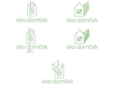 eko domček logo designs