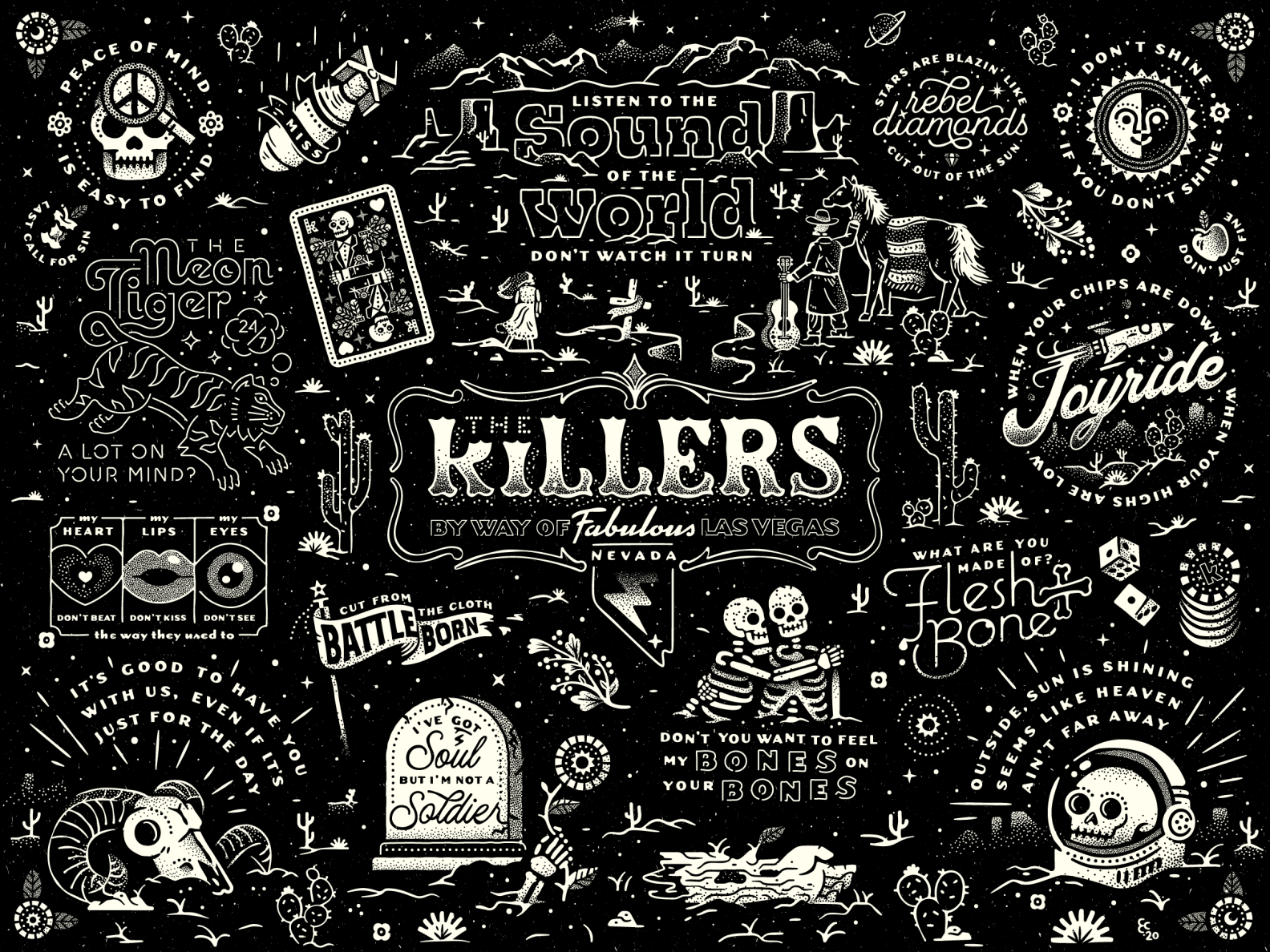 The Music of The Killers by Erikas on Dribbble