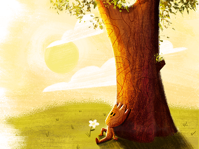 Baby Groot and Papa Tree