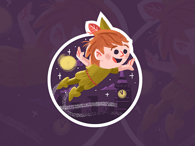 You can fly! disney london peter pan sticker