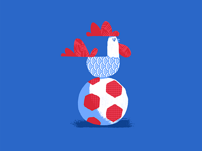 France chicken football france rooster soccer world cup