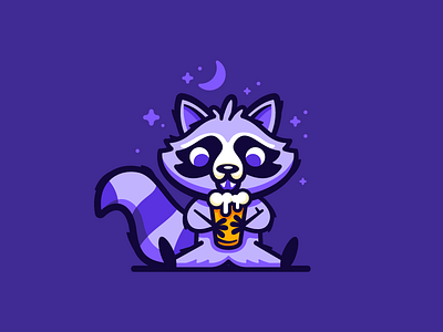 Drinkin' Raccoon