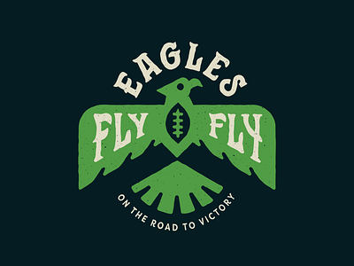 Fly Eagles Fly eagle eagles football nfl philadelphia retro texture vector vintage