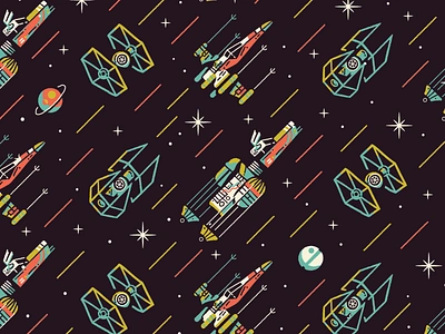 Funky Wars battle disney lasers pattern ship space spaceship star wars