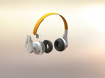 Wireless Bluetooth Headphones consumer goods design engineeringdesign illustration manufacturing productsdesign