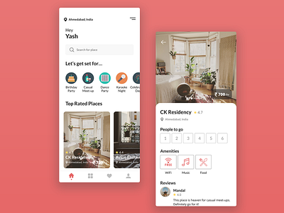 House Party App Design