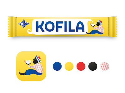 KOFILA packaging concept design graphic illustration illustrations kofila visual concept package packaging pattern