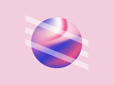 Smooth marble blue color design geometry illustration gradient marble pink shape sphere visual