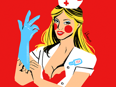 Enema of the State 🚑🏥 album cover blink182 illustration woman