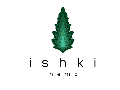 Ishki Hemp logo art branding design graphic design icon illustration illustrator logo minimal typography