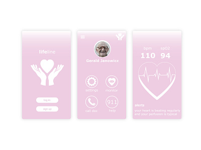 LifeLine app design