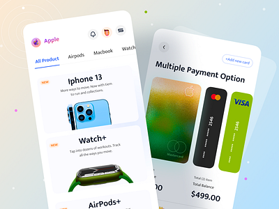 E Commerce Mobile app 💪 apple product clean design e commerce mobile app graphic design illustration ios app mobile app ui ux