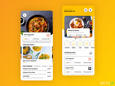 Food Delivery App Concept