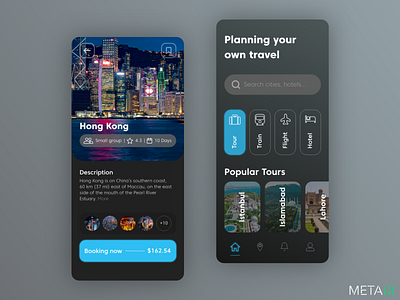 Travel App Design Concept