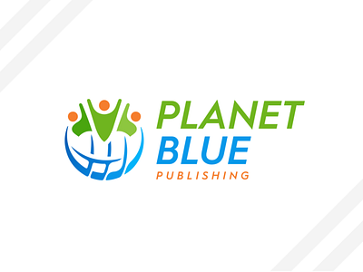 Planet Blue Logo branding design icon illustration logo