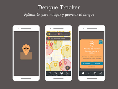 Dengue Tracker app design ui ux