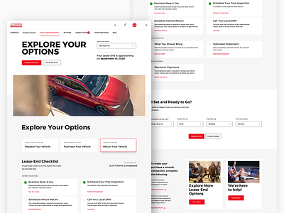 Lease-End Landing Page Concepts