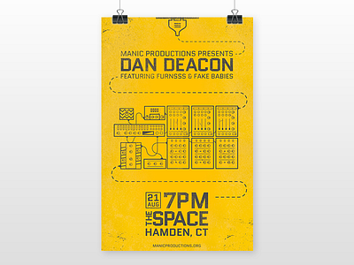 Dan Deacon Concert Poster