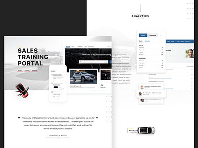 Case Study business car car dealer case study color design hyundai interface portal product sales training typography ui ux web