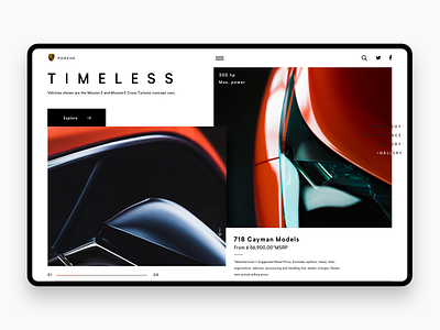 Timeless Concept branding color concept design interface minimal product responsive typography ui ux web web design website