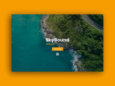 Travel animation branding design minimal web