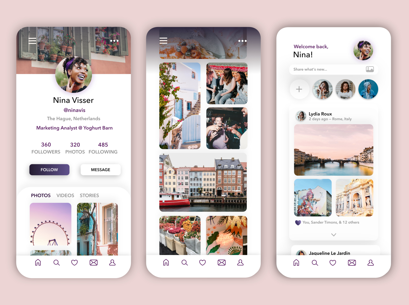 Daily Ui Challenge 06: User Profile - Social Media