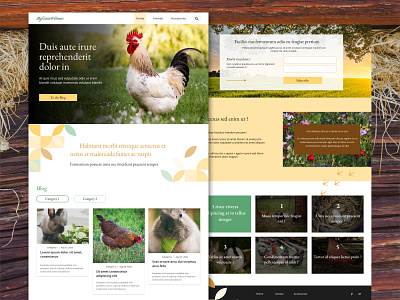 Homepage for a blog blog blog design homepage homepage design webdesign website design