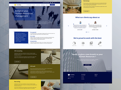 HR Consulting Firm - Landing Page