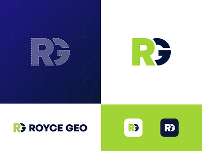Royce Geo Logo & Business Suite branding corporate design geospatial government logo technology vector