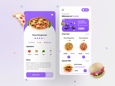 Online Food Shop Concept 😍🍔🍕 app application branding burger design disgner food food app food application food concept food online online food pizza restaurants ui ui design uiux ux