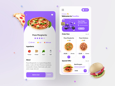 Online Food Shop Concept 😍🍔🍕