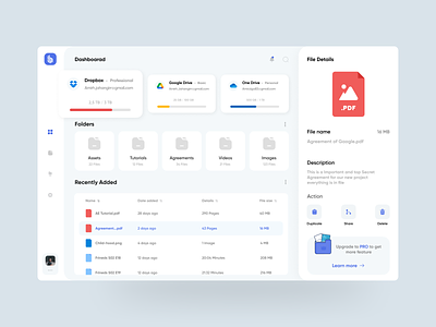 File manager app Concept 👨‍💼🥤