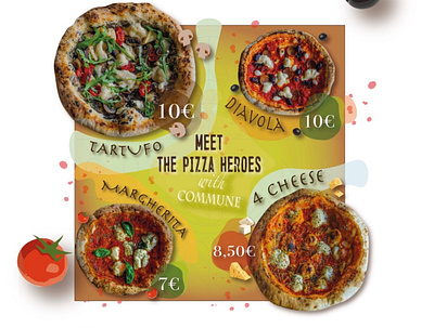 Vegan Pizza Advertisement. Craft project. branding craft craft design creative design graphic design illustration pizza hut vector design vegan