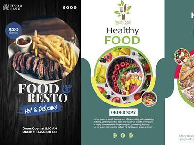 INSTAGAM FOOD flyer design