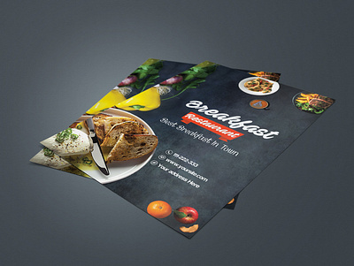 Food Flyer Design brakfast flyer branding concept creative creative design creative logo design flyer artwork flyer design flyer template food graphic design modern