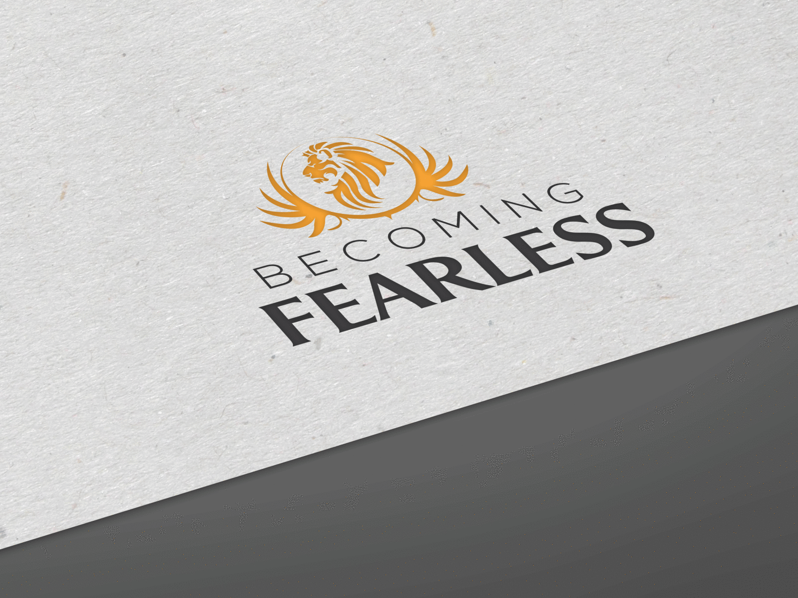 become fearless branding clean creative creative design creative logo lion head lion king lion logo logo design concept