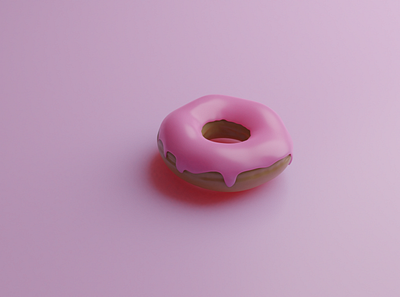 DONUT 3d art 3d artist 3d modeling