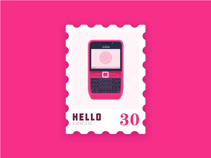 Hello Dribbble gif hello dribbble ui