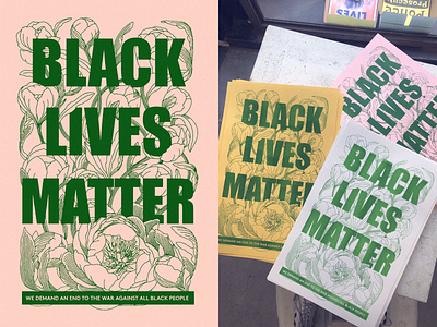 Black Lives Matter Poster blm illustration poster