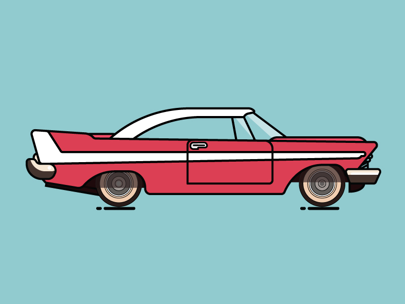 1958 plymouth fury drawing