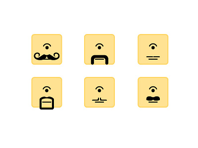 Emojis Part 2 emoji illustration moustache movember