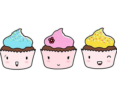 WIP Bakery Deserts cute illustration kawaii procreate