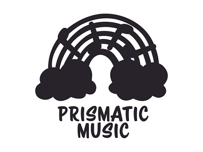 Prismatic Music Logo brand design brand identity branding design design logo logo brand logo branding logo design logo mark logo mark symbol logodesign logos logotype music music logo practice practicing rainbow vector vector logo brand