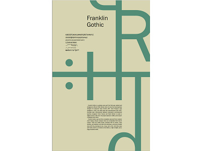 Franklin Gothic Informational Poster adobe illustrator font franklin franklin gothic illustrator layout layout design layout exploration layoutdesign layouts poster poster art poster design posters practice practicing research typeface vector vector art
