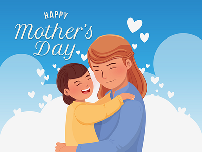 Mother's Day design graphic design icon ill illustration typography vector
