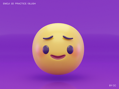 3D PRACTICE/022 3d blender design emoji