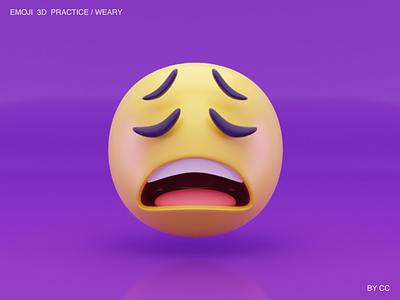 3D PRACTICE/025 3d blender design emoji