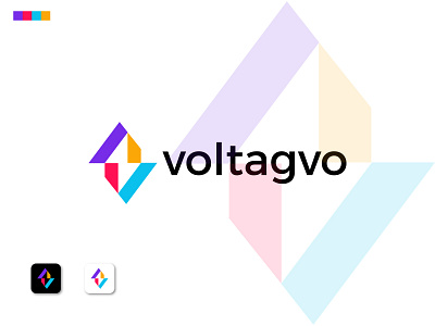 volt Logo Design app branding design graphic design icon illustration logo ui ux vector
